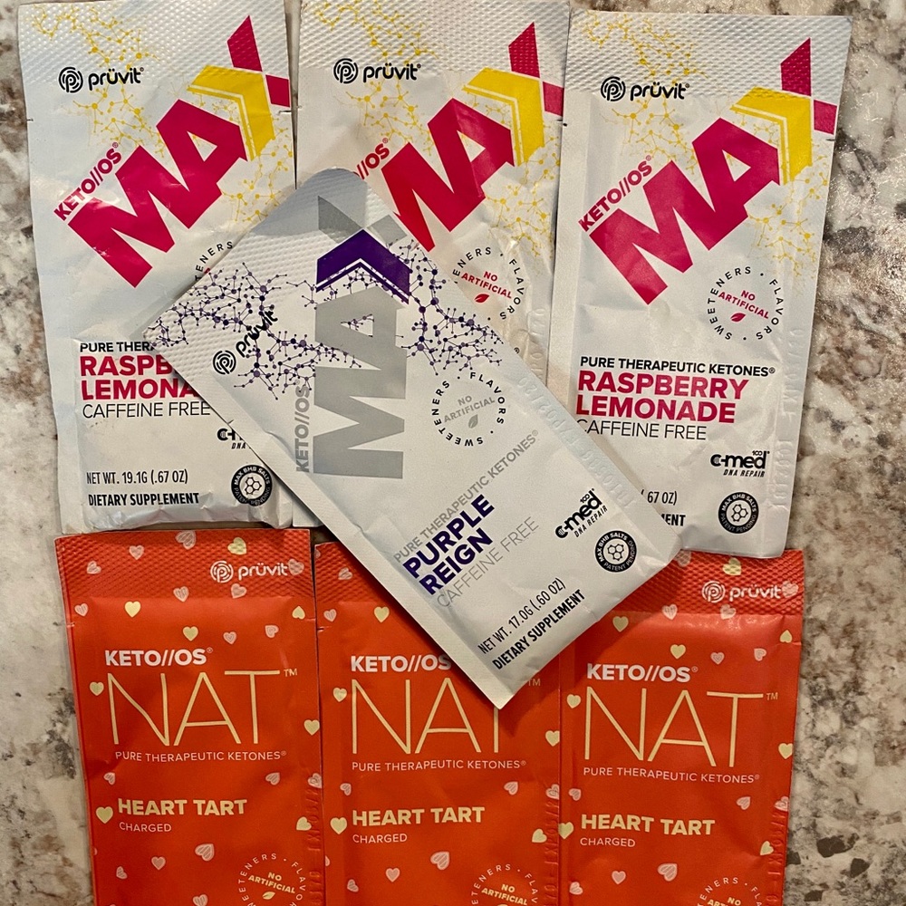 Pruvit keto samples 7 total